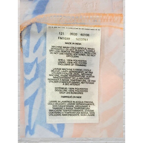 Columbia PFG Hawaiian Fishing Shirt Mens MED Orange Vented Quick Dry Omni-Shade - Picture 7 of 7